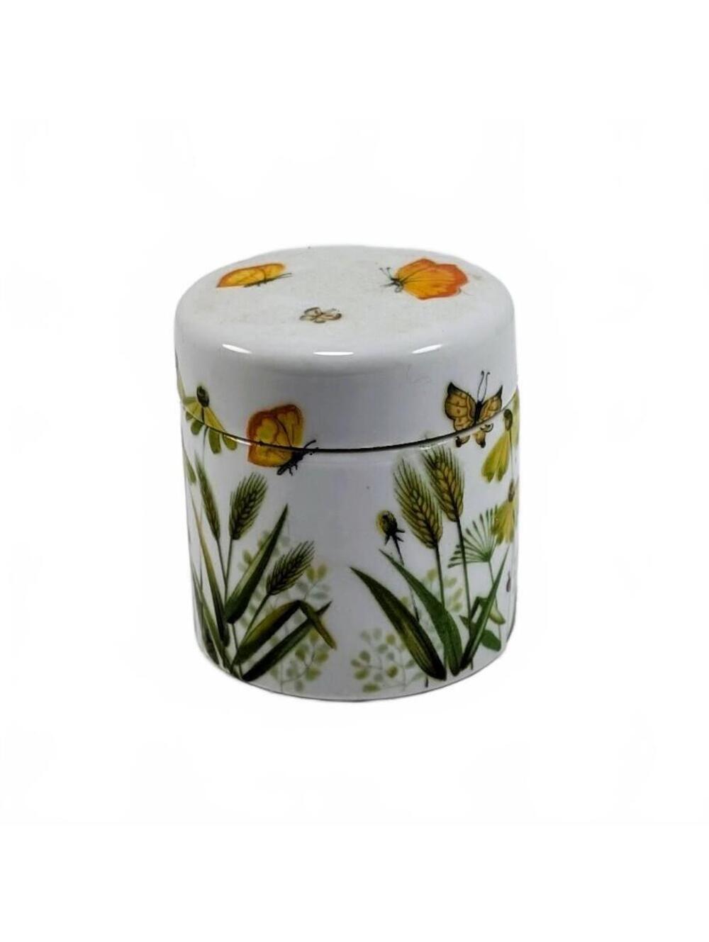 Counterpoint Japan Butterfly Botanical Trinket Box
